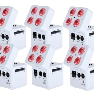 American DJ WMS2 Media Sys DC w/(4) WMS2 LED Panels+6) Wash Lights+Charging Case image 7