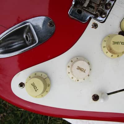 Fender Squier Stratocaster Guitar, 1984-1987, Japan, Serial # E642167, Torino Red, Gig Bag image 5