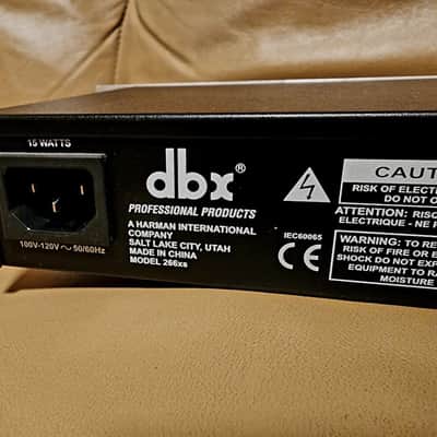 DBX 266 XS Dual Compressor/Gate rack unit w/ Box and Docs Free Shipping!!! image 6