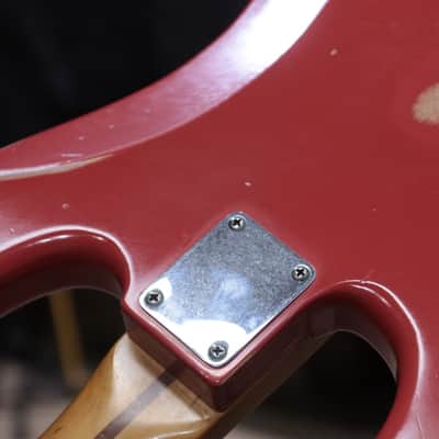 Fender Road Worn 50's Precision Bass Fiesta Red Seymour Duncan Pickups Electric Bass image 20