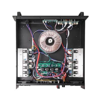 NIX-A3PRO | 2-Channel 1100W Rack Mountable Professional Power Amplifier with Low Pass Filter, LCD Display image 5