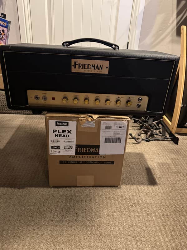 Friedman PLEX 2-Channel 50-Watt Guitar Amp Head 2024 - Present - Black image 1