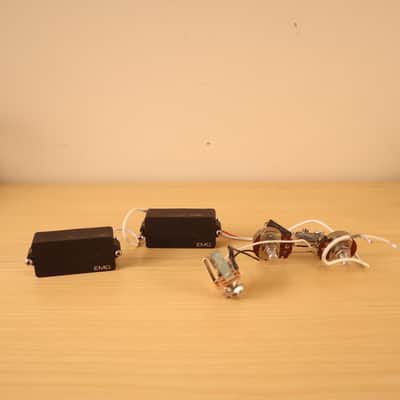 Vintage 1990's EMG P-Bass Pickups with Wiring Harness and Pots image 9