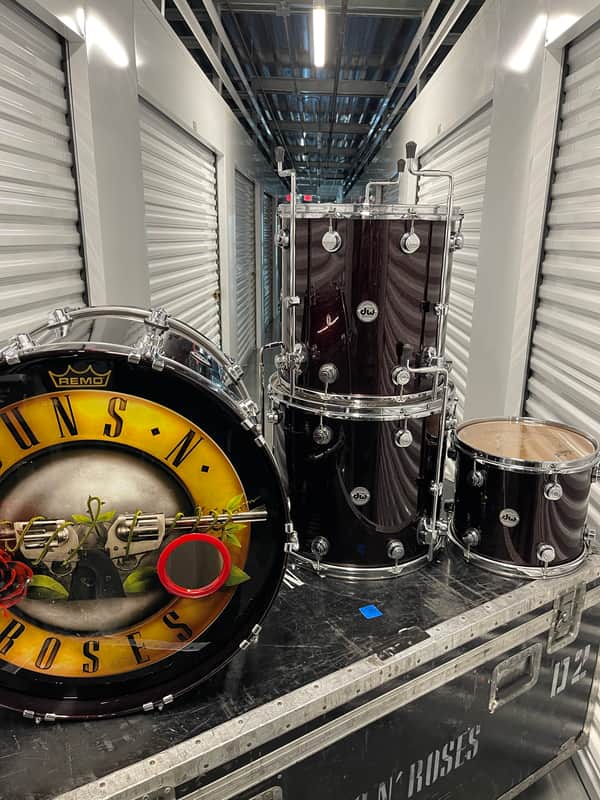 Frank Ferrer's Guns 'n' Roses DW 2017 - Red Sparkle Lacquer Complete Set! 24,13,16,18 image 1