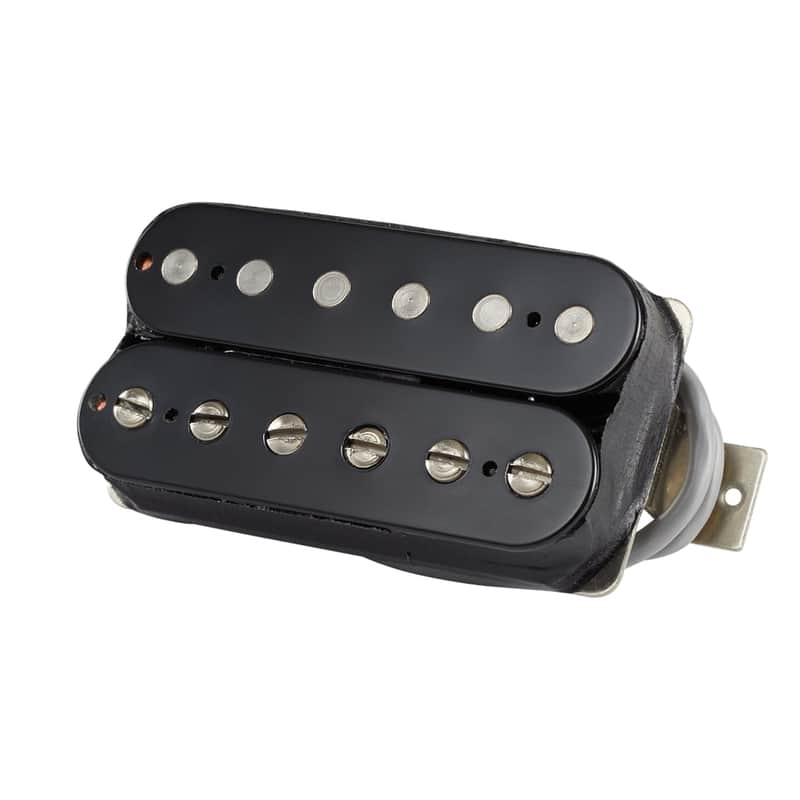 Gibson 498T Hot Alnico Bridge Humbucker Pickup - Double Black image 1