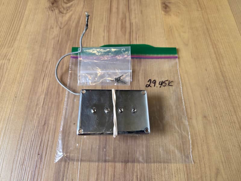 Vintage 1960's Epiphone (Gibson) Newport Bass Mudbucker Pickup w/ Cover, Mounting Screws! image 1