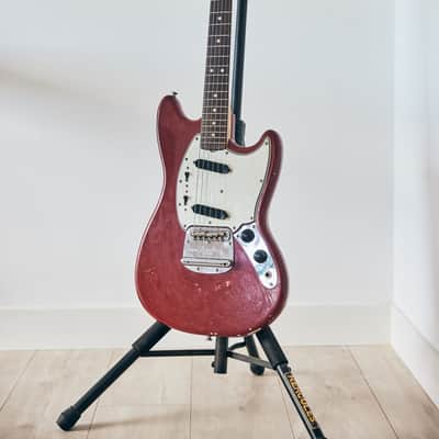 Fender Mustang Guitar with Rosewood Fretboard 1966 - Dakota Red image 1