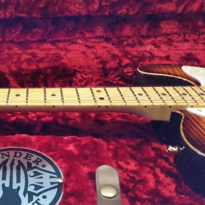 Fender American Select Telecaster Thinline with Gold Hardware 2013 Violin Burst image 6