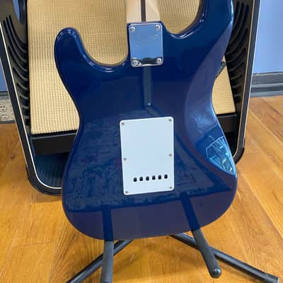 Squier Affinity Series Stratocaster with Rosewood Fretboard 2004 - 2013 - Metallic Blue image 6