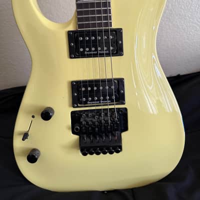 Jackson JS32 Dinky (Custom Cream Refinish) w/ Upgraded Seymour Duncans image 2