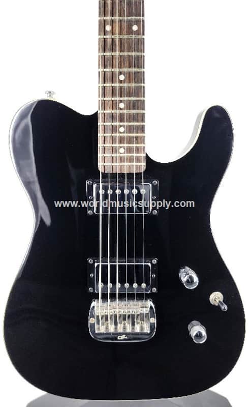 G&amp;L USED G&amp;L Tribute Series ASAT Deluxe Electric Guitar - Black Finish image 1