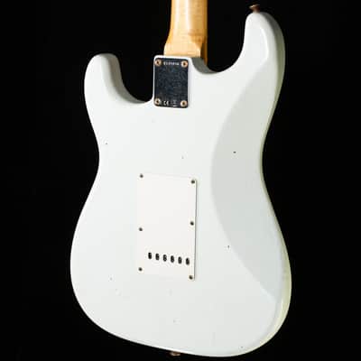 Fender Custom Shop Willcutt True '62 Stratocaster Journeyman Relic Olympic White 59 C (038) image 2
