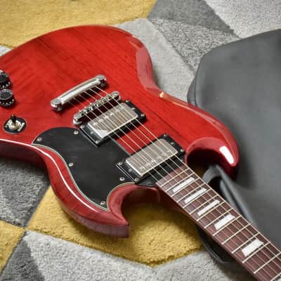 Vintage VS6 Reissued Series Double Cut c2003 - Cherry Red image 3