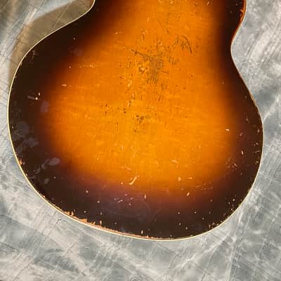 Vintage Gretsch for restoration / repair / luthier ELECTROMATIC 1953. or 1954 - Sunburst (worn) But original image 9