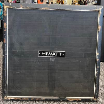 Vintage 1976 HiWatt 4x12" Speaker Cabinet with Custom Speaker Mix image 1