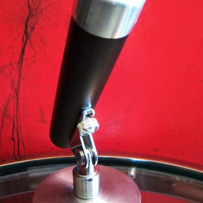 Vintage 1960's Roberts 3811 model dynamic microphone w original stand NEEDS CABLE image 2