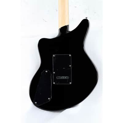 D'Angelico Premier Series Bedford SH Limited-Edition Electric Guitar with Tremolo Regular Black Flake image 4