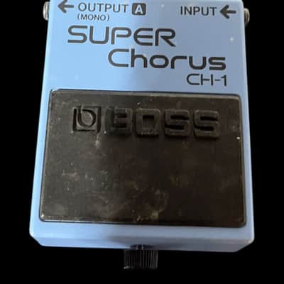 Boss CH-1 Super Chorus (Dark Gray Label) 2001 - Present - Blue X9196 image 1
