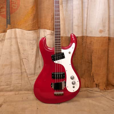 Mosrite Ventures Bass 1966 Red image 1