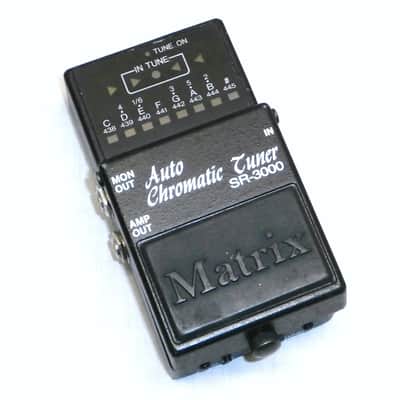 1990's Matrix SR-3000 Auto-Chromatic Electric Instrument Tuner Pedal image 1