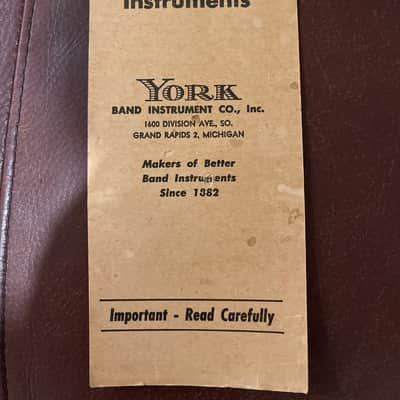 York Super Custom (1957) Bb Trumpet SN 208256 (professional) image 20