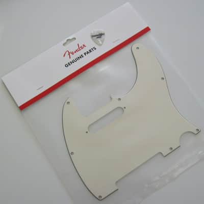 Fender 8-hole Standard Telecaster Pickguard 3-ply Parchment 0991375000