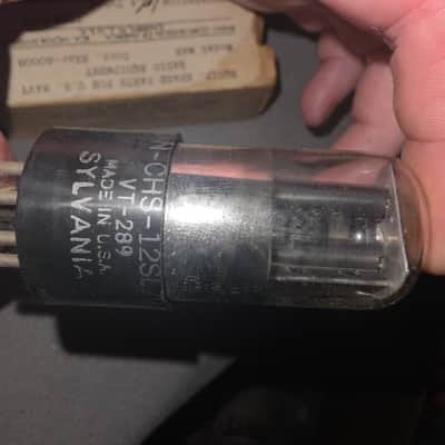 NOS JAN Sylvania 6SL7GT Vacuum Tubes – 4-Pack in Original Military Boxes image 6
