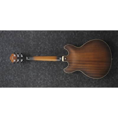 Ibanez AS53 AS Artcore Semi-Hollow Body Guitar - Tobacco Flat image 6