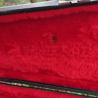 60s 70s vintage Polverini Italian Hard Shell Wood Case for Electric Bass image 20