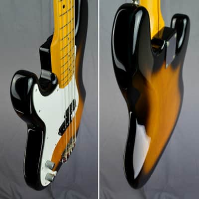 FENDER Precision Bass PB'57-LH T 'Left Hand' 1999 - 2TS Sunburst - Japan Import image 6