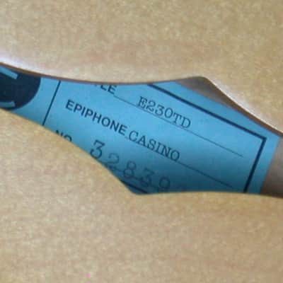 John Lennon Ltd. Ed. Epiphone 1965 Revolution Casino Natural image 7