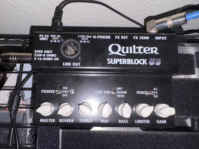 Quilter SuperBlock US 25-Watt Pedalboard Guitar Amp 2021 - Black image 1