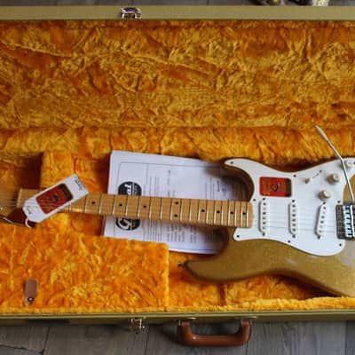 GVT "Double Cut Custom Special 1956 Gold Glitter Sparkle (Nitro Finish, Maple Neck)" HARDCASE,3, 41 KG image 3