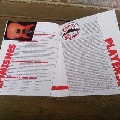 Vintage 1990 - 1991 Charvel, Charvette, Jackson Full Color Catalog! Rare, Original Case Candy, Paperwork! image 24