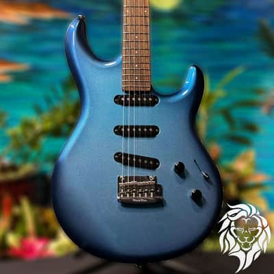 Ernie Ball Music Man Luke L4 SSS Blue Diesel H05439 image 1