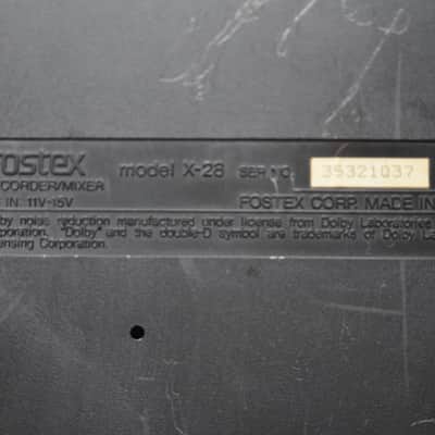 [Rare] FOSTEX X-28 Vintage Analog Multitrack Cassette Portastudio 4 Track Recorder 1992 image 5