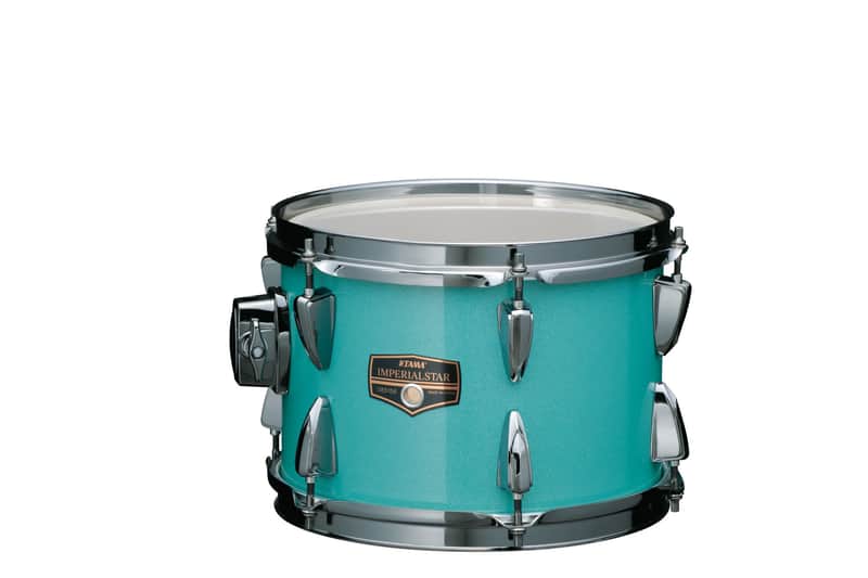Tama IPT8AB-SLM Imperialstar Rack Tom 8 - Sky Blue Mist/Black Nickel HW image 1
