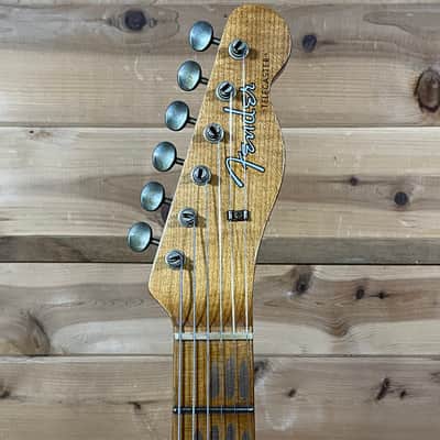 Fender Custom Shop LTD Custom Tele Thinline Heavy Relic Electric Guitar - Chocolate 3-Tone Sunburst image 3