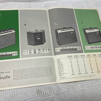 1962 Gibson Crestline Amplifiers Catalog and Price List image 4