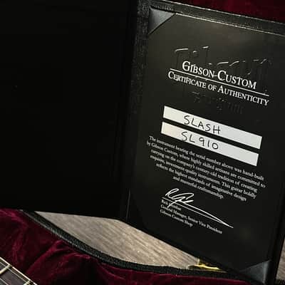 Gibson Les Paul Standard Slash Custom Shop Tobacco with Piezo Acoustic Tones image 5