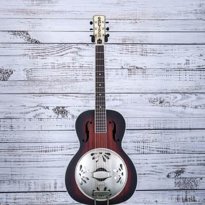 Gretsch Alligator Biscuit Round Neck Resonator | 2 Color Sunburst image 3