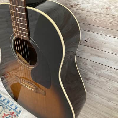 Used 1996 Gibson J-45 Banner Logo Vintage Reissue Dreadnought Acoustic Guitar w/ Case image 7