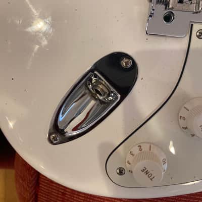 Fender Player Stratocaster Olympic White with Klein pickups and other mods image 6