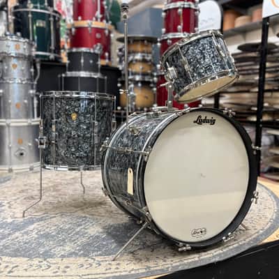 Ludwig Club Date 12-14-20 - 1960s - Black Diamond Pearl image 1