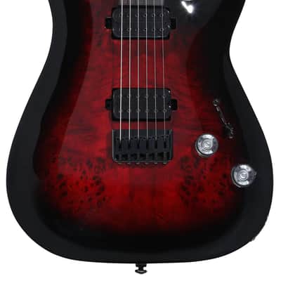 Schecter Omen Elite-6 Electric Guitar - Black Cherry Burst image 1