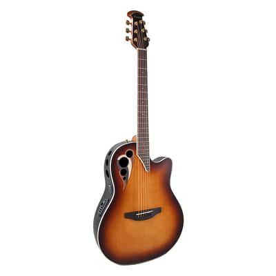 Ovation Celebrity Deluxe CDX40-1-G Cutaway A/E Guitar - Vintage Sunburst image 2
