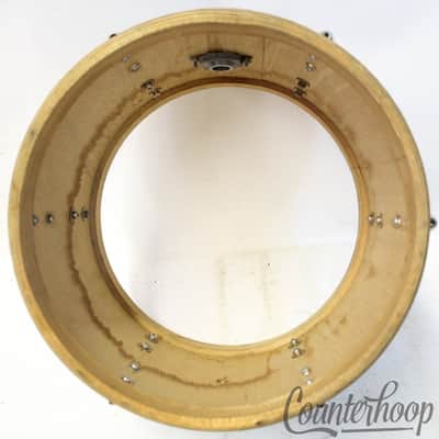 MIJ 13x9"Tom Drum BDP Japan 3Ply+Rings Tube Mount Vintage60s Black Diamond Pearl image 8