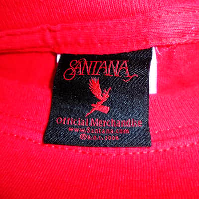 Carlos Santana looking up NEW official 2018 discontinued 2xl tee/latin rock prs image 2