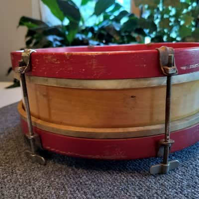 Slingerland 1920's/30’s 3X12 Maple “Juvenile” Model 6 Lug Snare Drum image 4