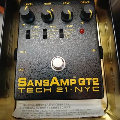 Tech 21 SansAmp GT2 Tube Amp Emulation Pedal | Reverb